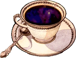 Taza de té con galaxias adentro.